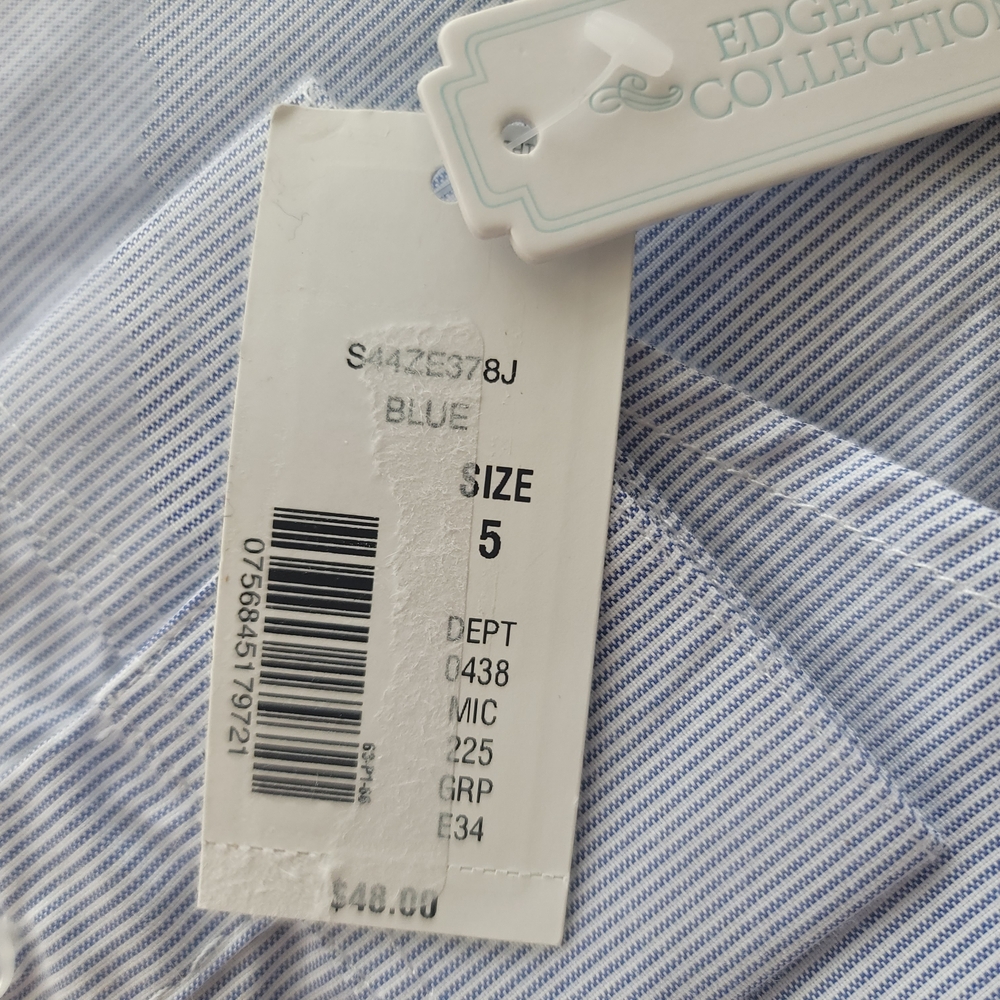 Edgehill Collection Blue Striped Shirt - Picture 3 of 8
